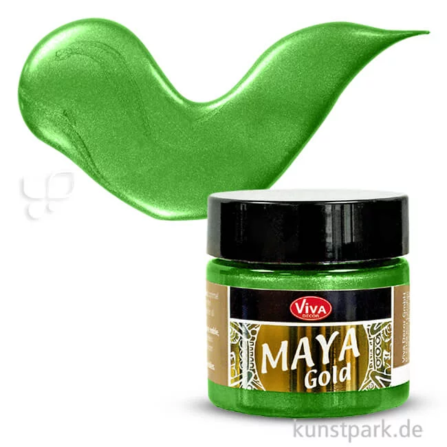 Artikelbild 1 des Artikels “Viva Decor Maya-Gold 45 ml | Apfelgrün“