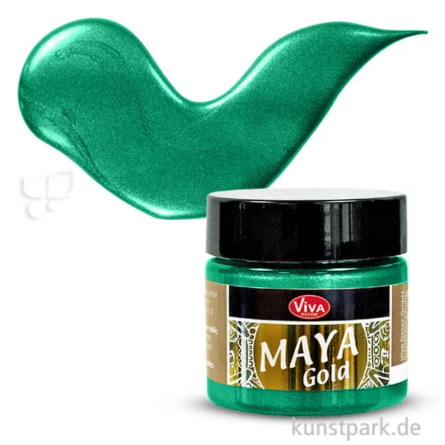 Artikelbild 1 des Artikels “Viva Decor Maya-Gold 45 ml | Smaragd“