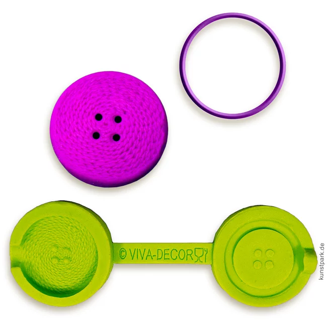 Artikelbild 1 des Artikels “Viva Decor Patchy Knopf groß mit einem Ausstanzer “