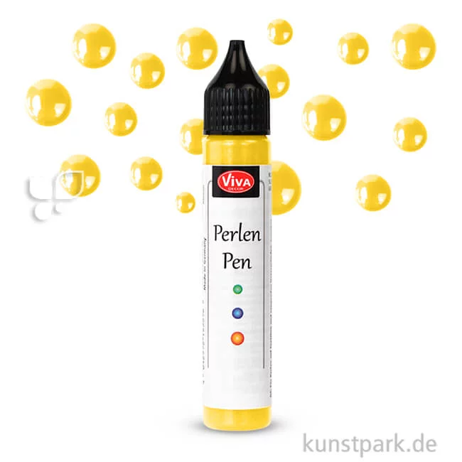 Artikelbild 1 des Artikels “Viva Decor Perlen-Pen 25 ml Einzelfarbe | Sonnengelb“