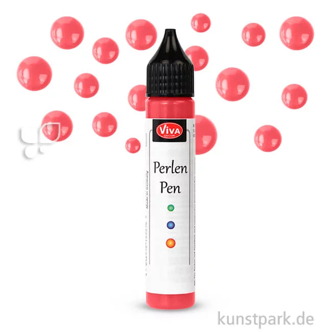 Artikelbild 1 des Artikels “Viva Decor Perlen-Pen 25 ml Einzelfarbe | Rot“