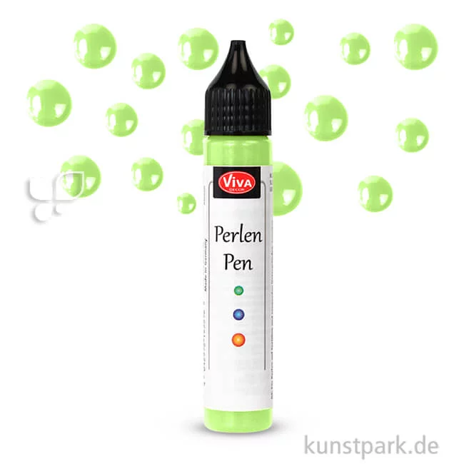 Artikelbild 1 des Artikels “Viva Decor Perlen-Pen 25 ml Einzelfarbe | Kiwi“