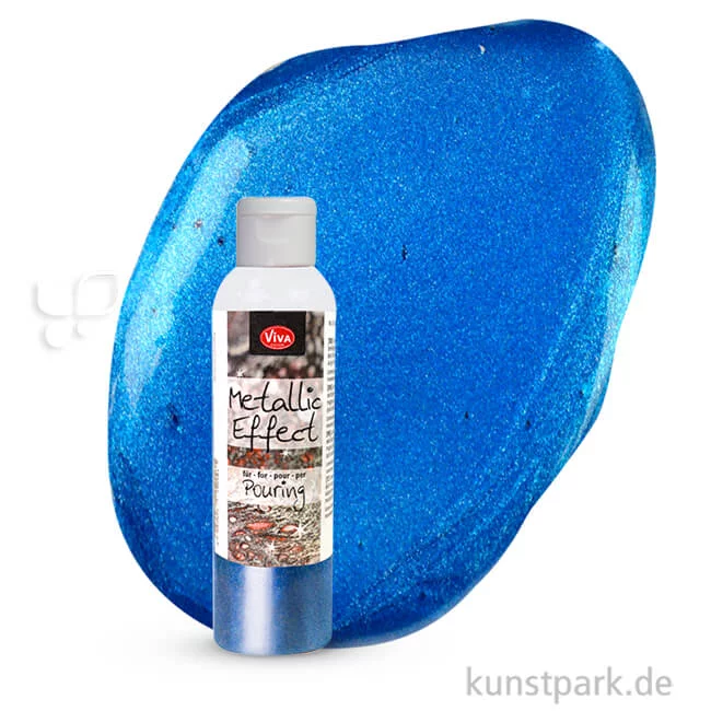 Artikelbild 1 des Artikels “Viva Decor Pouring Metallic Effect 120 ml Einzelfarbe | Blau“