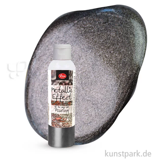 Artikelbild 1 des Artikels “Viva Decor Pouring Metallic Effect 120 ml Einzelfarbe | Stahl“
