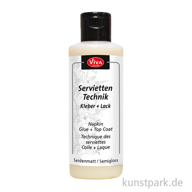 Artikelbild 1 des Artikels “Viva Decor Serviettentechnik Kleber + Lack 82 ml - seidenmatt “