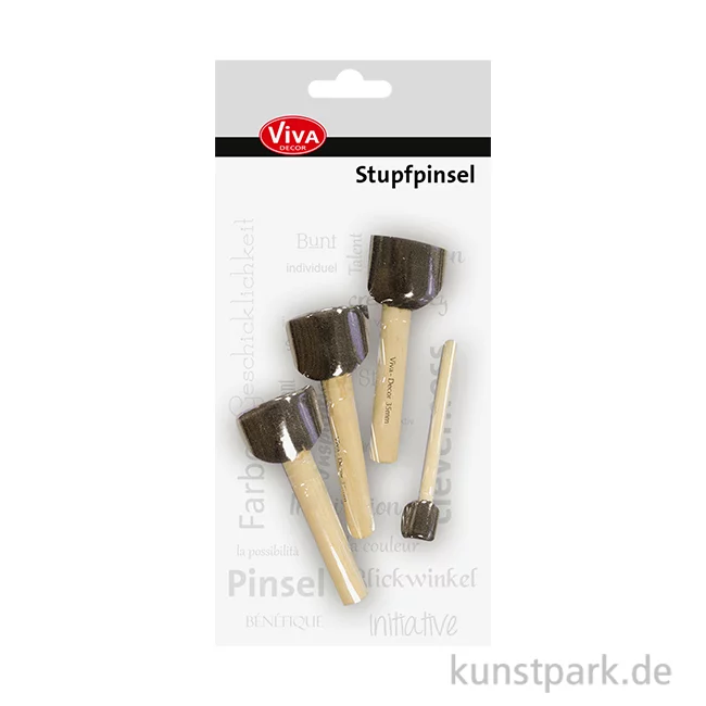 Artikelbild 1 des Artikels “Viva Decor Stupfpinsel Set, 4-teilig “