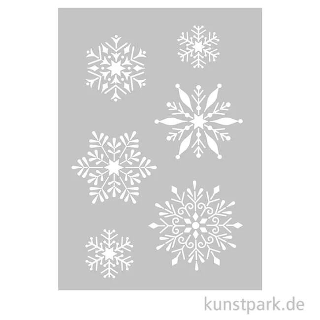 Artikelbild 1 des Artikels “Viva Decor Universal-Schablone A4 - Schneeflocken “