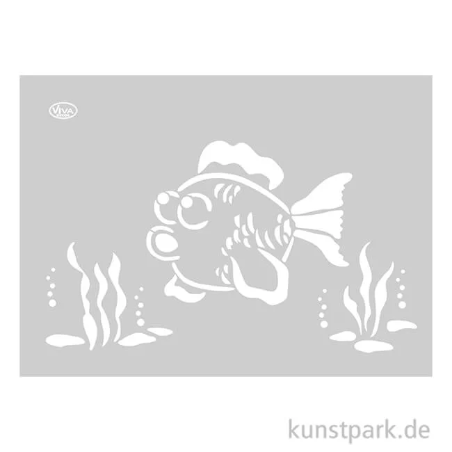 Artikelbild 1 des Artikels “Viva Decor Universal-Schablone DIN A3 - Fisch “