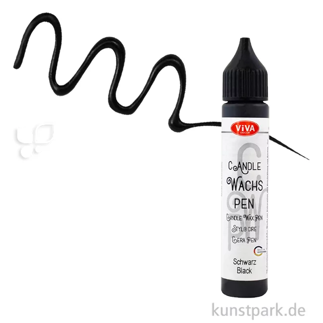 Artikelbild 1 des Artikels “Viva Decor Wachs-Pen 25 ml Einzelfarbe | Schwarz“