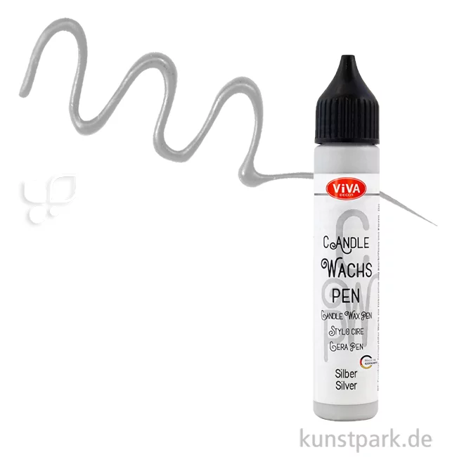 Artikelbild 1 des Artikels “Viva Decor Wachs-Pen 25 ml Einzelfarbe | Silver“