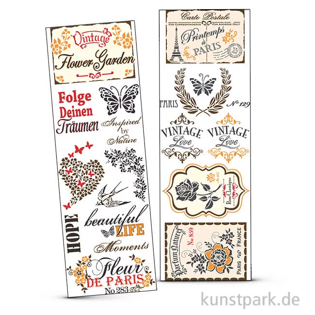 Artikelbild 1 des Artikels “Viva Decor Wassertransfers 2er Set - Sortierung Vintage “