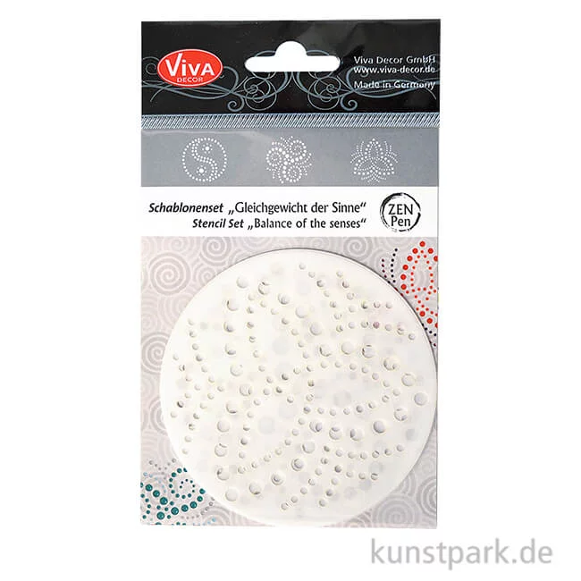 Artikelbild 1 des Artikels “Viva Decor ZEN Pen Schablonen-Set - Gleichgewicht der Sinne “