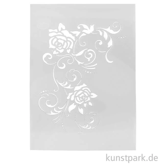 Artikelbild 1 des Artikels “Viva Decor Universal-Schablone 20x25 cm - Filigrane Blüten “