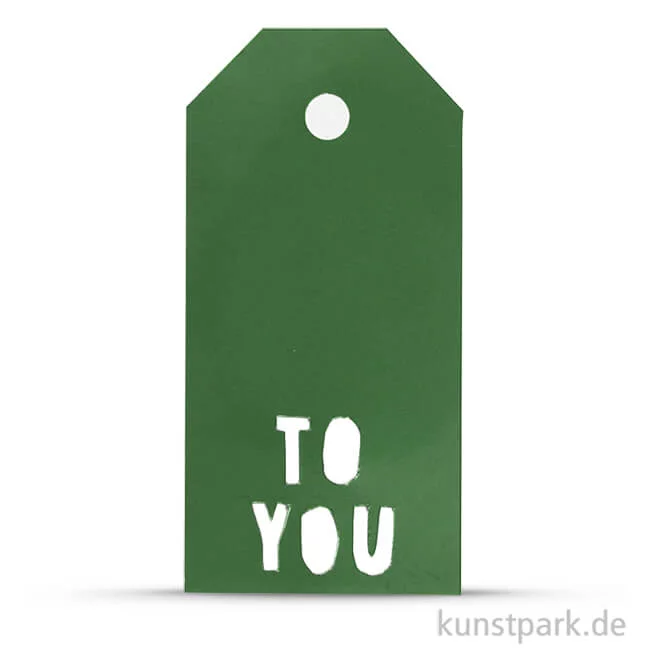 Artikelbild 1 des Artikels “Vivi Gade Geschenkanhänger - To You, 300g, 15 Stück 5x10 cm | Grün“