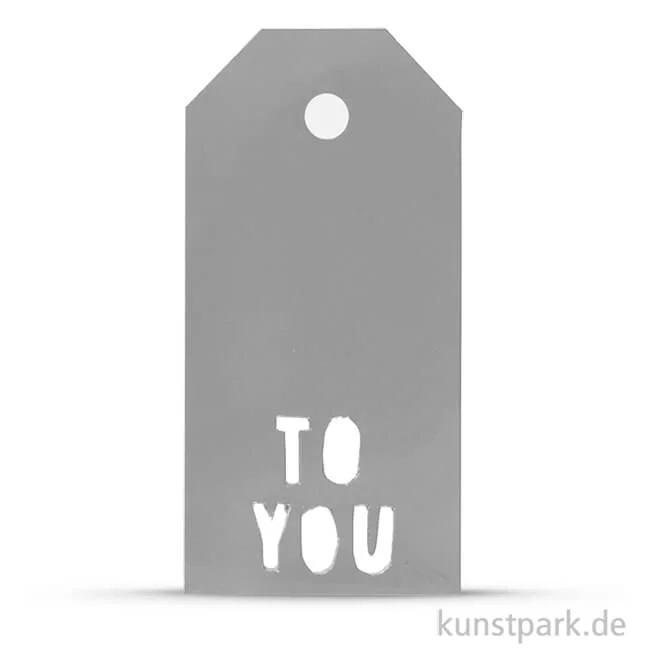 Artikelbild 1 des Artikels “Vivi Gade Geschenkanhänger - To You, 300g, 15 Stück 5x10 cm | Silber“
