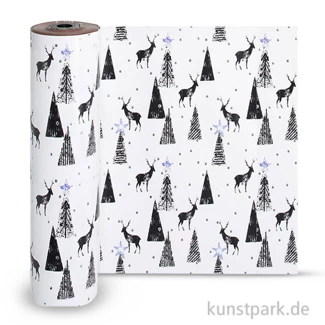 Artikelbild 1 des Artikels “Vivi Gade Geschenkpapier - Hirsch, Breite 50 cm, Länge 100 m “