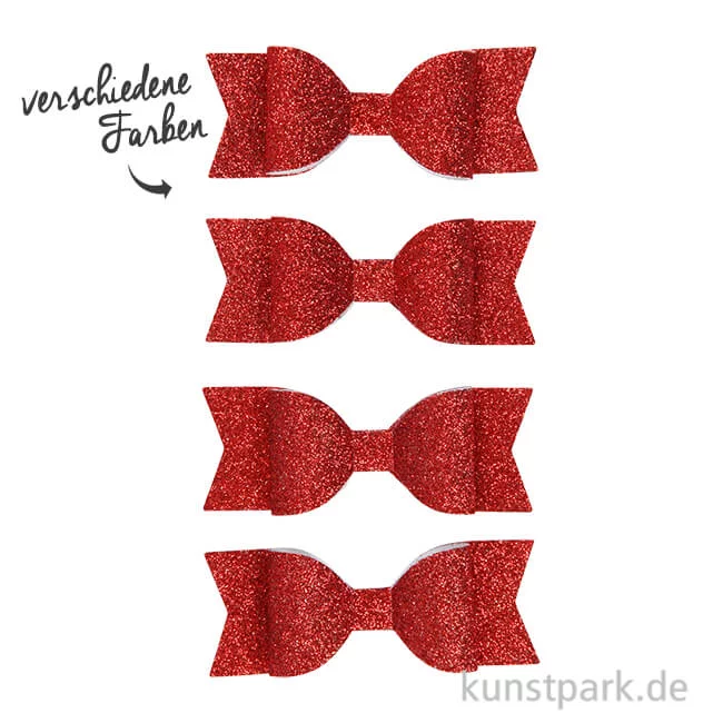 Artikelbild 1 des Artikels “Vivi Gade Schleifen aus Glitzer-Papier, 4 Stück “