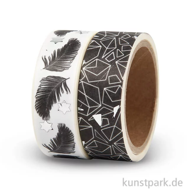 Artikelbild 1 des Artikels “Vivi Gade Washitape - Federn, 15 mm, Set mit 2x4 m “
