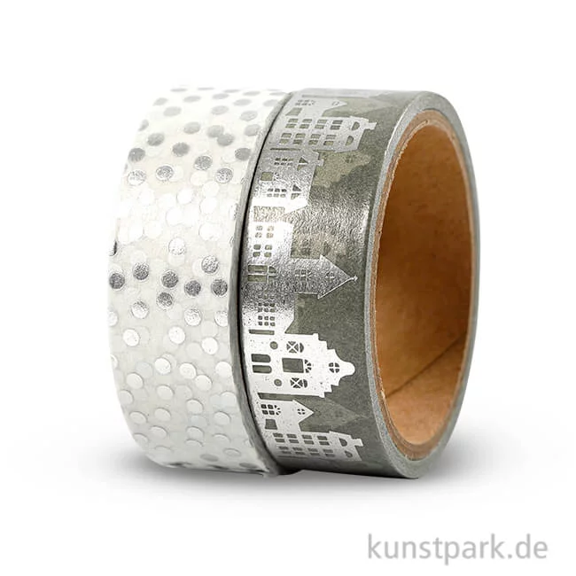 Artikelbild 1 des Artikels “Vivi Gade Washitape - Häuser und Punkte, 15 mm, 2x4 m “