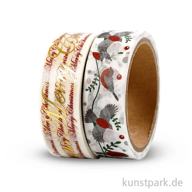 Artikelbild 1 des Artikels “Vivi Gade Washitape - Weihnachten und Vögel, 15 mm, 2x4 m “
