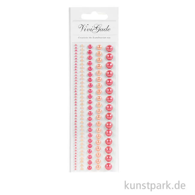 Artikelbild 1 des Artikels “Vivi Gade Skagen - 140 Halbperlen selbstklebend, Perlmuttglanz - Pink “