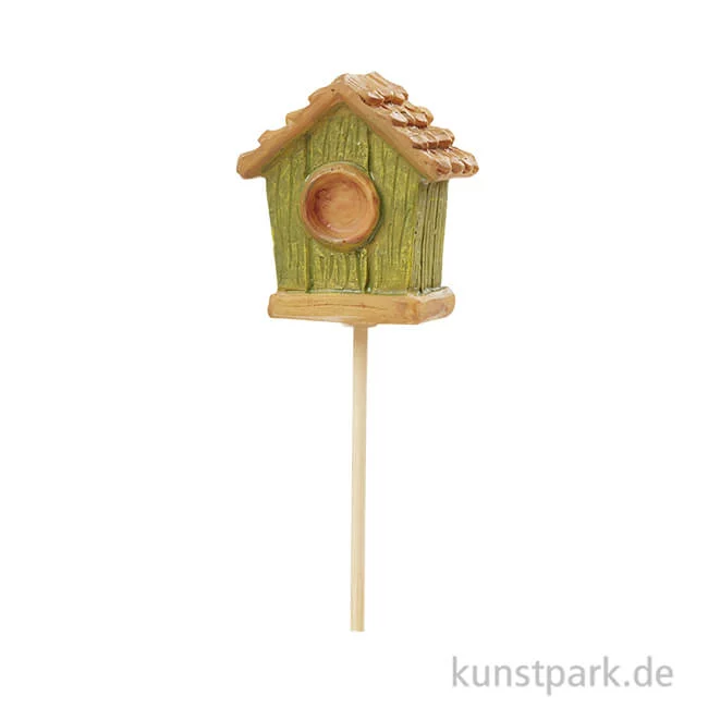 Artikelbild 1 des Artikels “Mini Vogelhäuschen zum Stecken, 3,5 cm, 2 Stück “