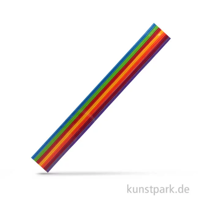 Artikelbild 1 des Artikels “Wachs-Zierstreifen Regenbogen, 2 mm x 23 cm, 14 Stück “