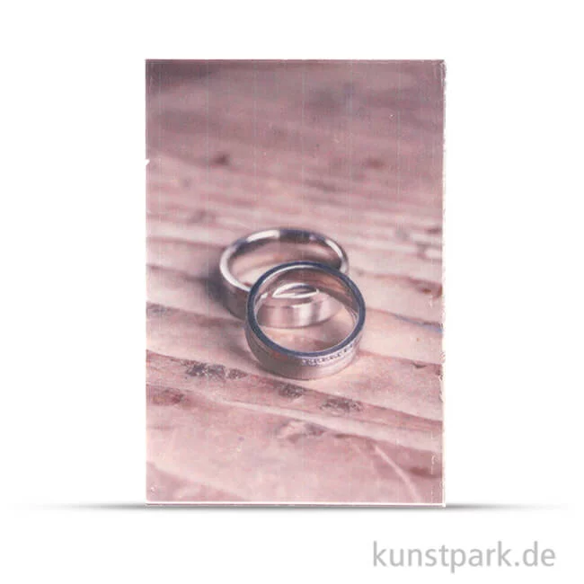 Artikelbild 1 des Artikels “Wachsbild - Trauringe, 5x7,5 cm, 1 Stück “
