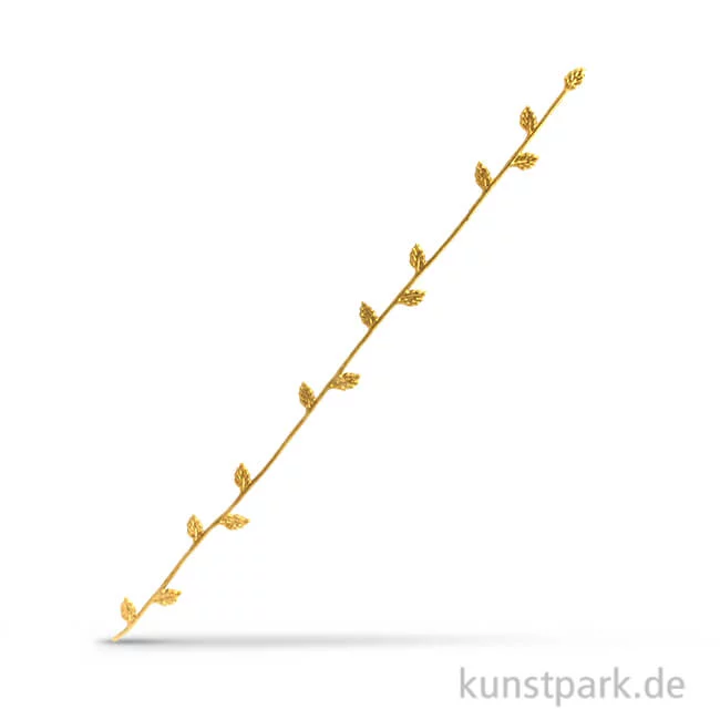 Artikelbild 1 des Artikels “Wachsborte Ranke, 21 cm, 2 Stück Gold“