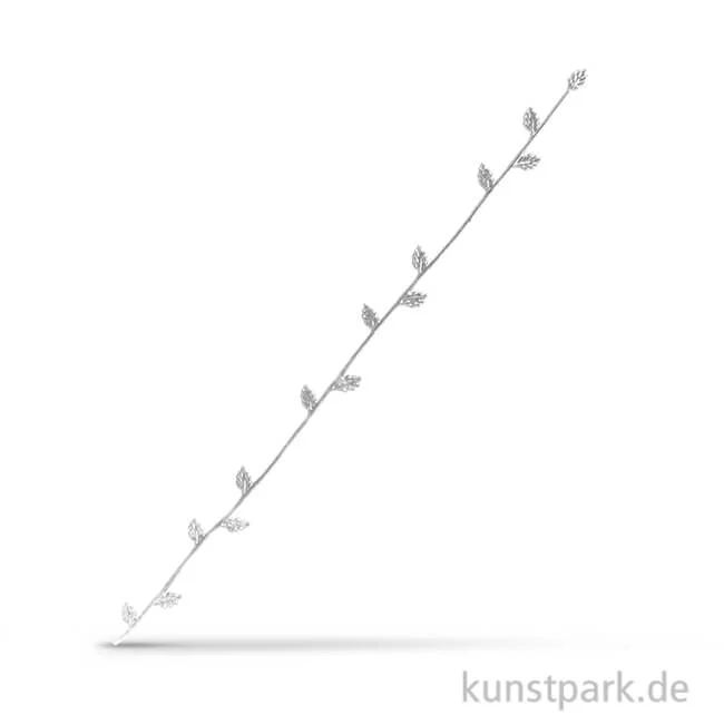 Artikelbild 1 des Artikels “Wachsborte Ranke, 21 cm, 2 Stück Silber“