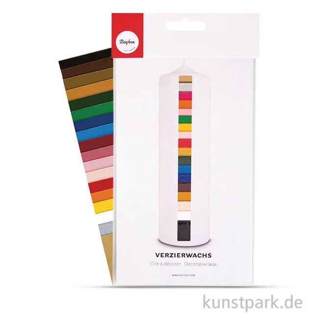 Artikelbild 1 des Artikels “Wachsfolie - Farbenmix, Bunt, 10 x 5 cm, 18 Stück “