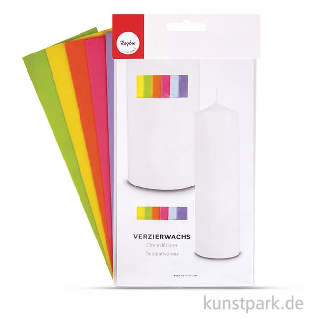 Artikelbild 1 des Artikels “Wachsfolie - Frühlingsset, 20x6,5 cm, 6 Stück sortiert “