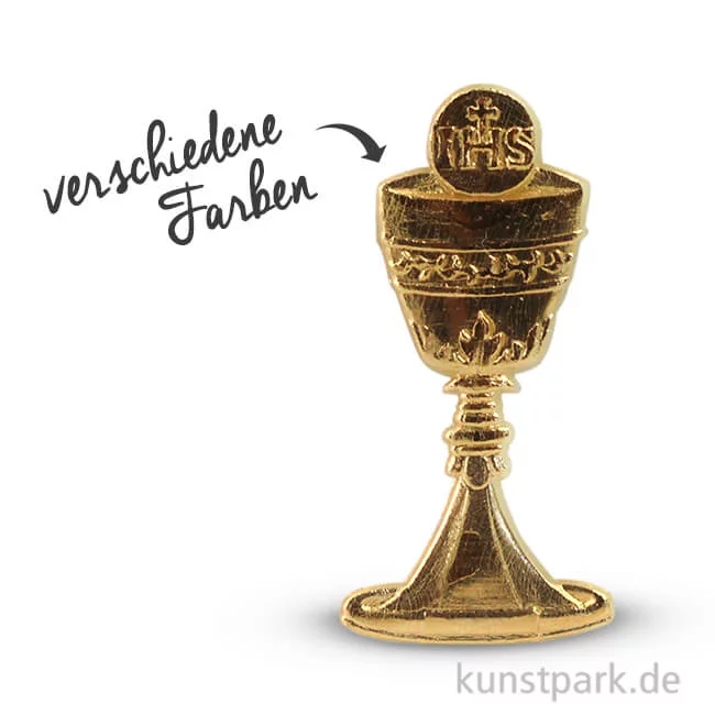 Artikelbild 1 des Artikels “Wachsmotiv - Kelch und Hostie, 4,5 cm, 1 Stück “