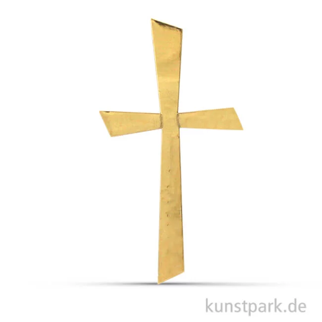 Artikelbild 1 des Artikels “Wachsmotiv - Kreuz, 10,5x5,5 cm, 1 Stück Gold“