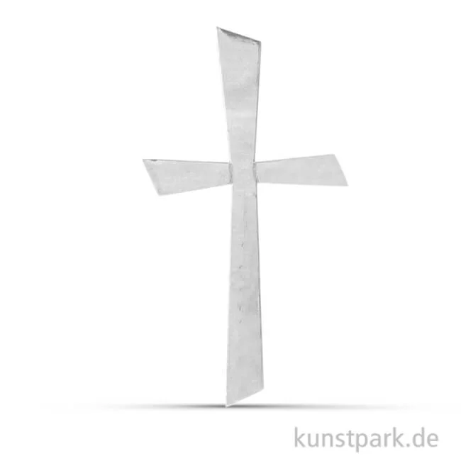 Artikelbild 1 des Artikels “Wachsmotiv - Kreuz, 10,5x5,5 cm, 1 Stück Silber“