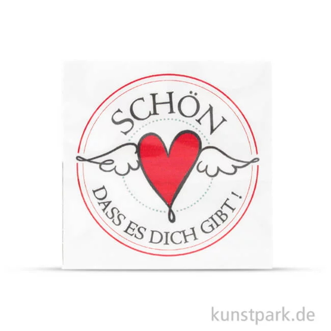 Artikelbild 1 des Artikels “Wachsmotiv - Schön dass es Dich gibt, 4,5 cm, 1 Stück “