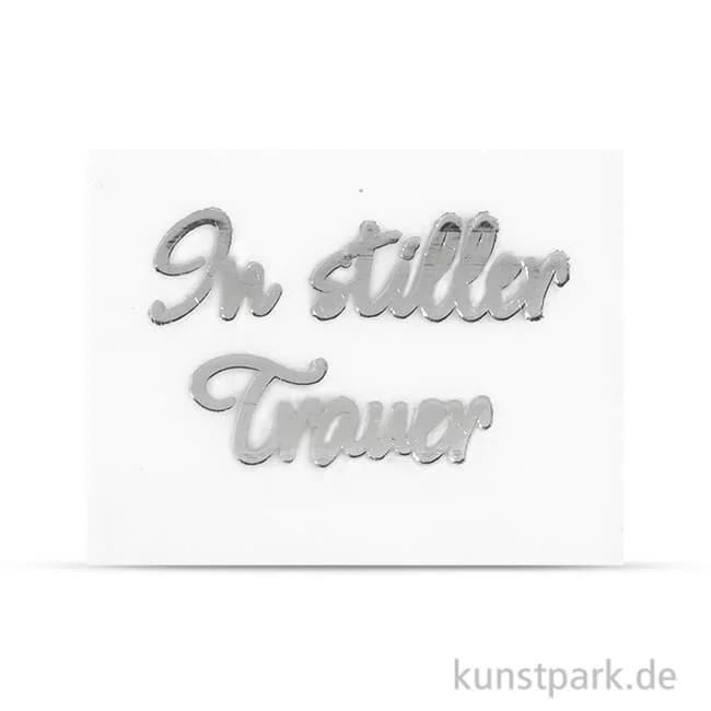 Artikelbild 1 des Artikels “Wachsschrift - In stiller Trauer, Silber, 1 Stück “