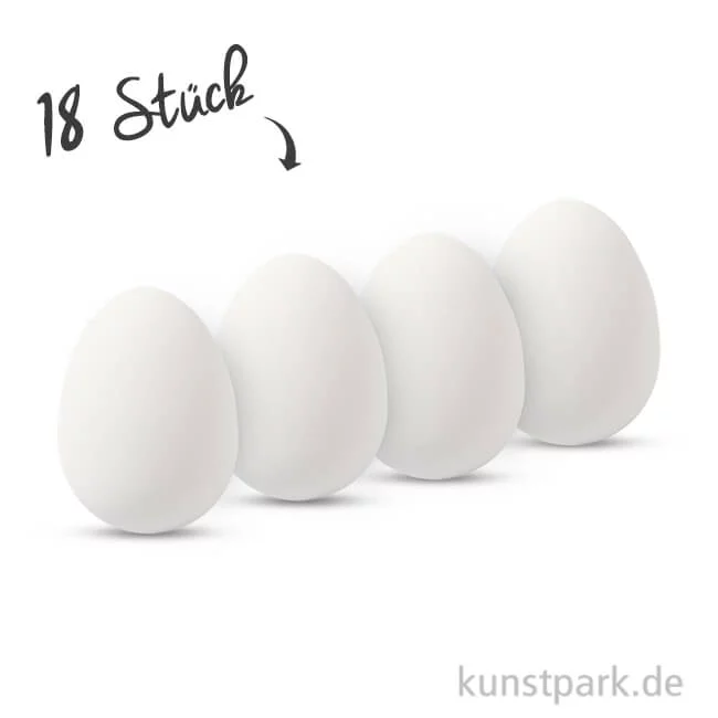 Artikelbild 1 des Artikels “Wachtelei aus Kunststoff, 4 cm, 18 Stück - weiß “