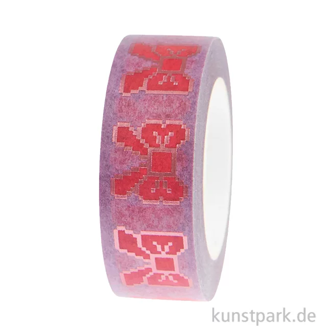 Artikelbild 1 des Artikels “Washi Tape Schleifen, Rosa Flieder, 15 mm, 10 m Rolle “