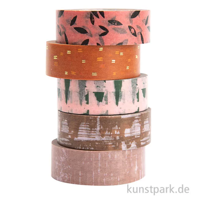 Artikelbild 1 des Artikels “Washi Tape Set - Nature Matters Struktur, 5 Stück, je 10 m “
