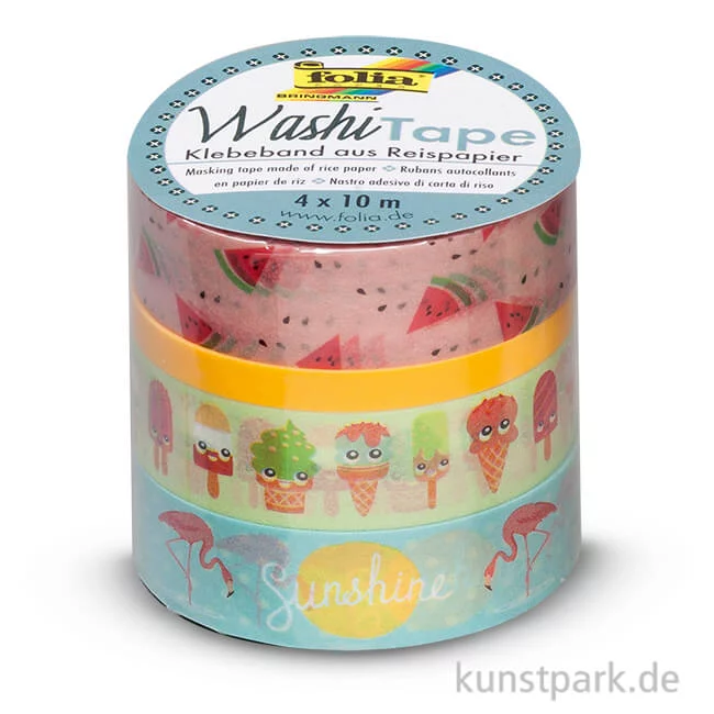Artikelbild 1 des Artikels “Washi-Tape TROPICAL - 4er Set, je 10 m “
