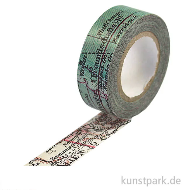 Artikelbild 1 des Artikels “Washitape - Map 2, 15 mm, 10 m “