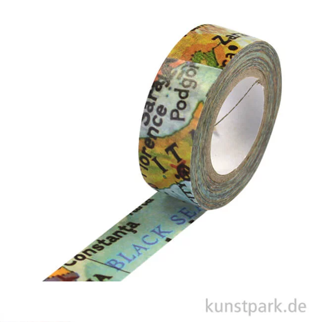 Artikelbild 1 des Artikels “Washitape - Map 4, 15 mm, 10 m “