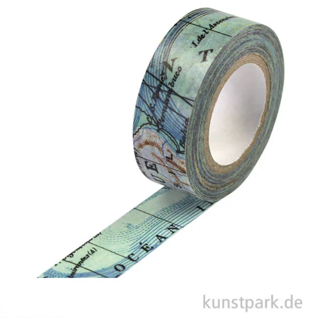 Artikelbild 1 des Artikels “Washitape - Map 6, 15 mm, 10 m “