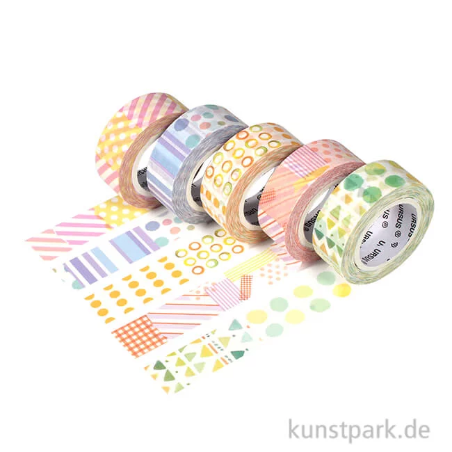 Artikelbild 1 des Artikels “Washitape - Patchwork, 5er Set, 10 m “