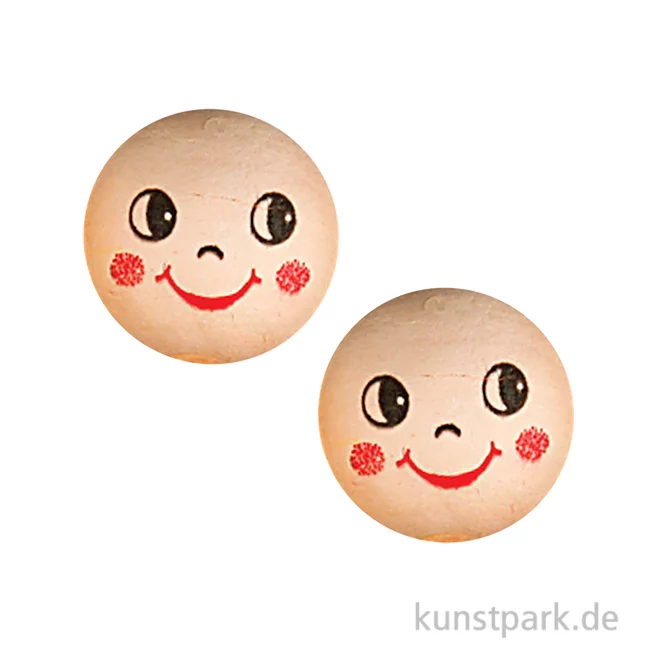 Artikelbild 1 des Artikels “Wattekugeln mit Gesicht, 22 mm Durchmesser, 10 Stück “