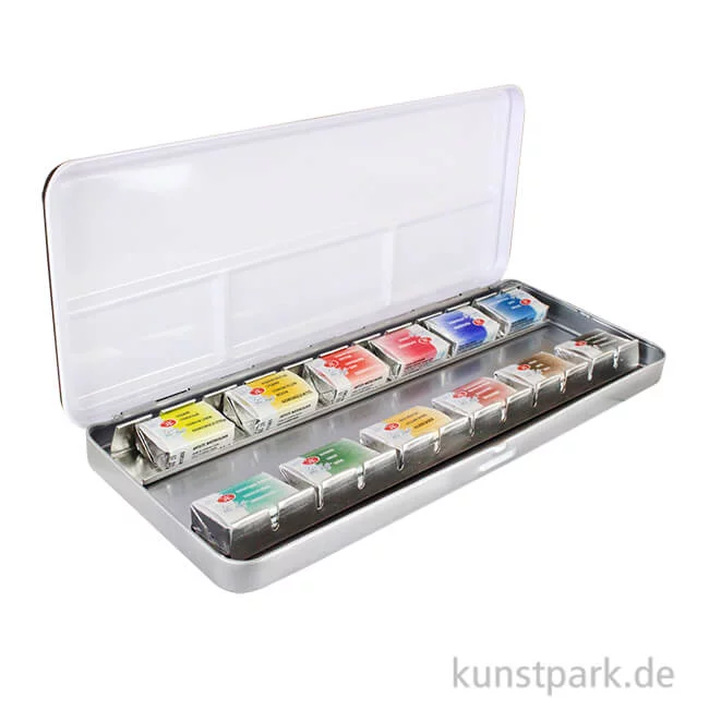 Artikelbild 1 des Artikels “White Nights Aquarell-Metallkasten mit 12 ganzen Näpfchen “