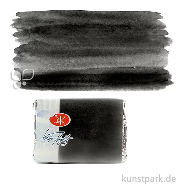 Artikelbild 1 des Artikels “WHITE NIGHTS Aquarellfarben 1/1 Napf | 805 Neutralschwarz“