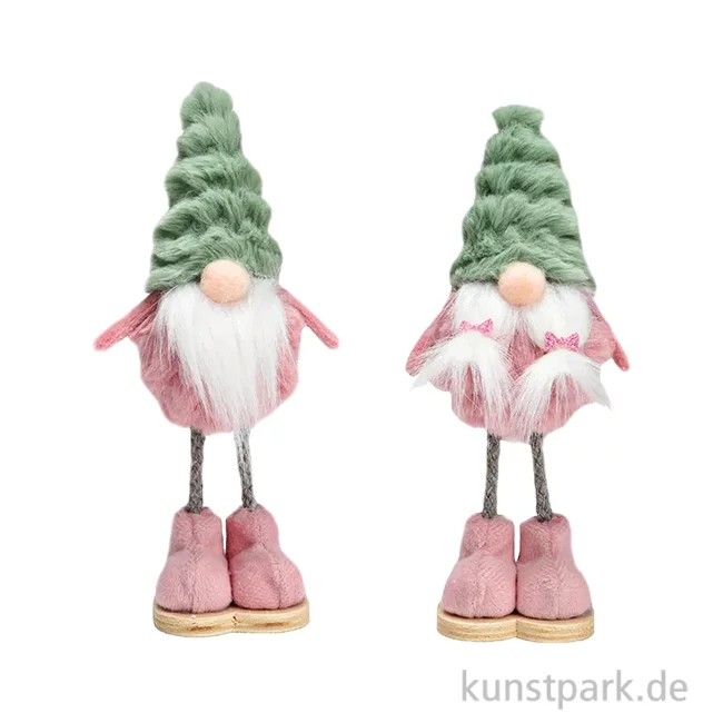 Artikelbild 1 des Artikels “Wichtel aus Textil, Grün / Pink, Sortiert, 7 x 18 x 7 cm “