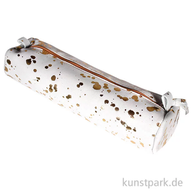 Artikelbild 1 des Artikels “Wildleder-Etui - Splash, Gold, Rund “